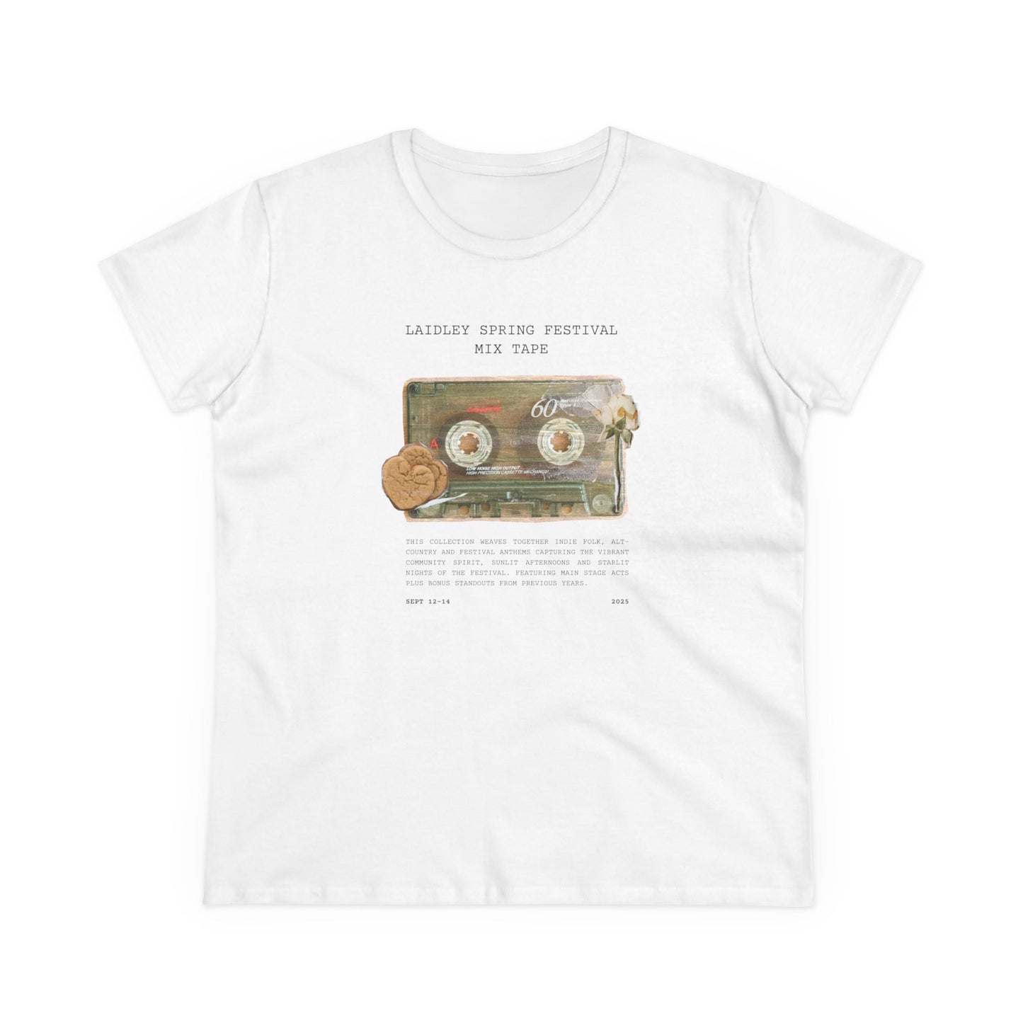 Laidley Spring Festival Mix Tape Tee Limited Edition 2025