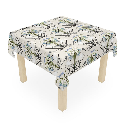 Ibis and Dragonfly Tablecloth - Elevate Your Dining Experience