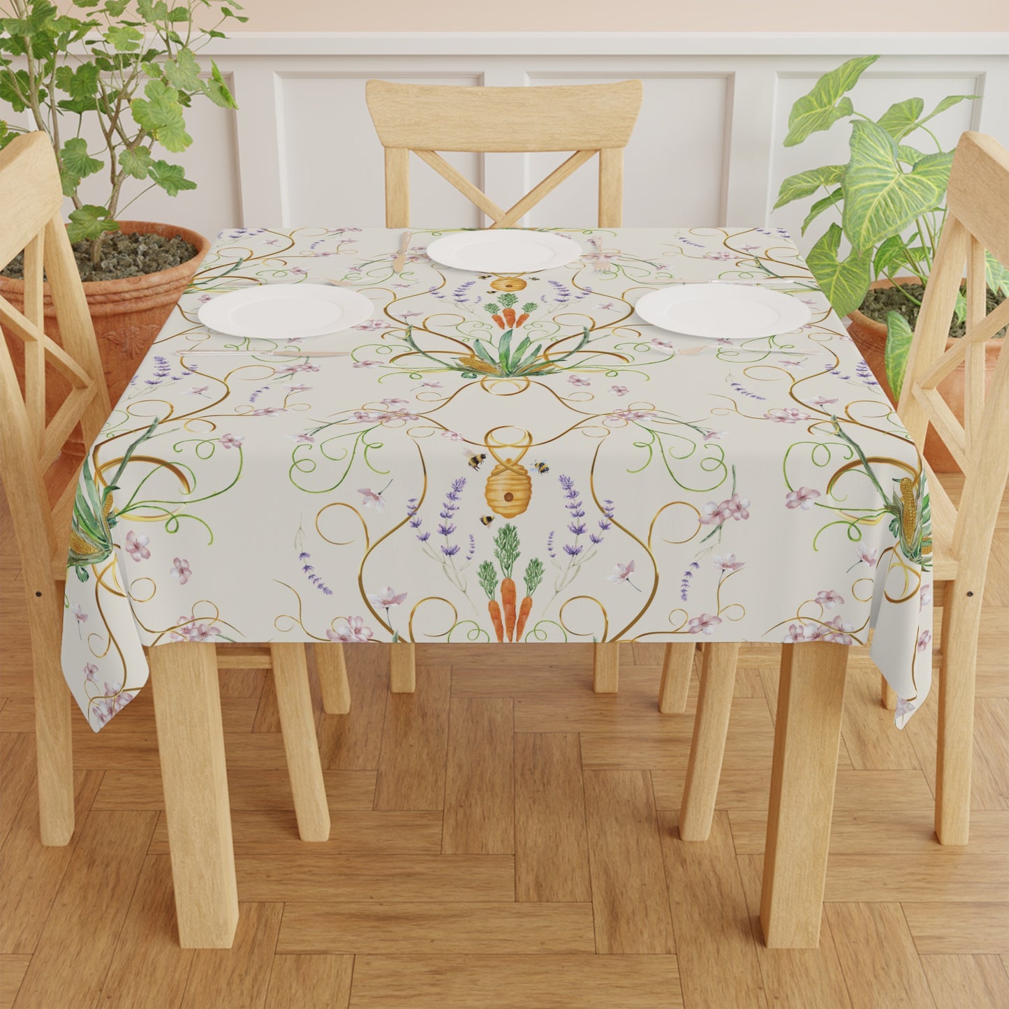 Floral Spring Tablecloth - Elevate Your Dining Experience