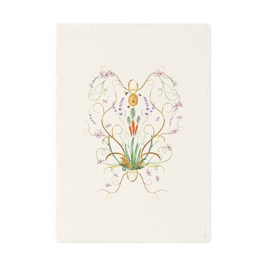 Botanical Vintage Cotton Tea Towel - Perfect for Home Decor and Gifts