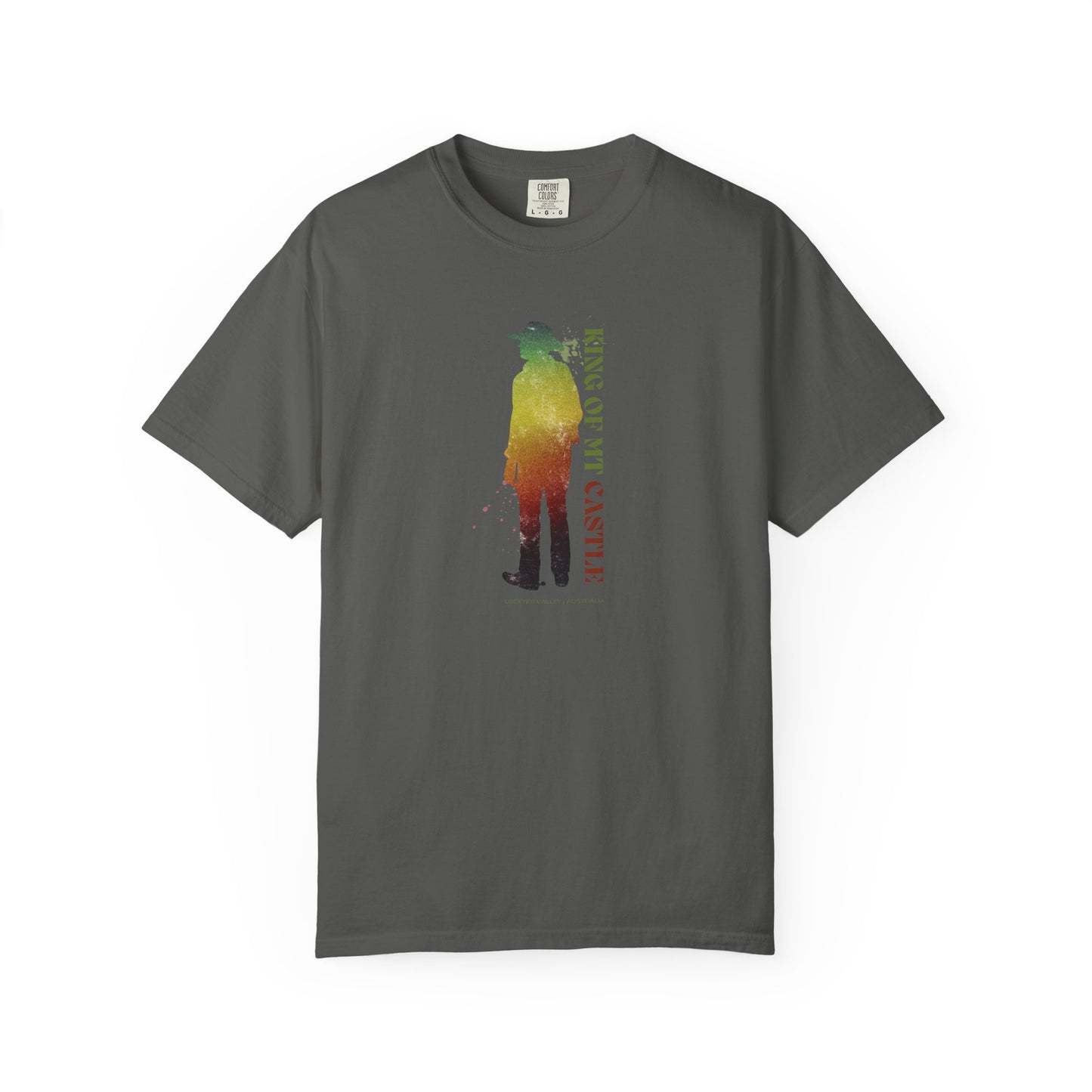 King of Mt Castle Men’s T-Shirt – Lockyer Valley Outback Style
