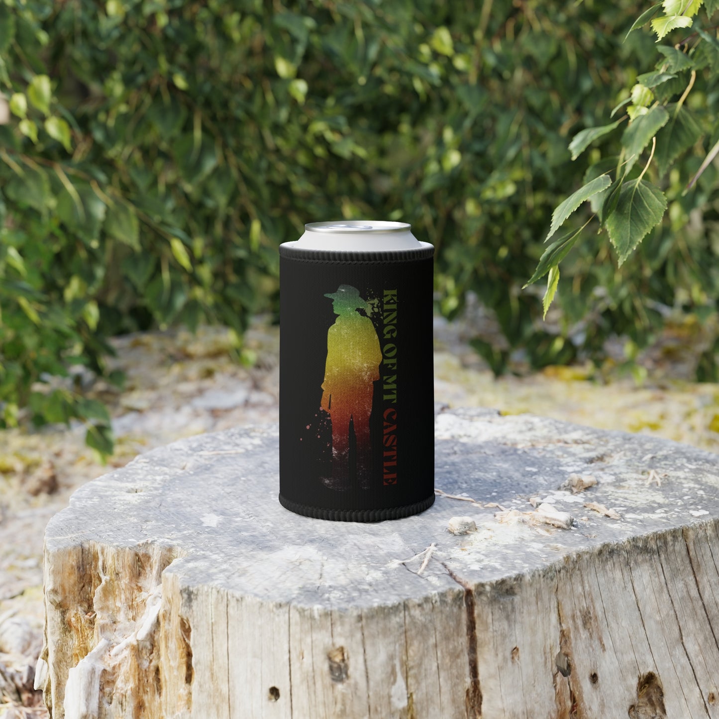 King of Mt Castle Stubby Cooler – Aussie Outback Pride