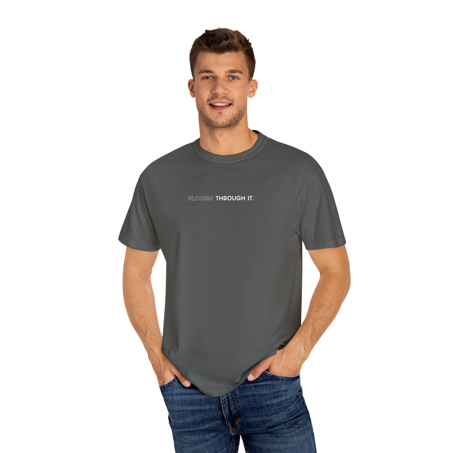 Plough Through It T-Shirt – Aussie Farming & Resilience Tee