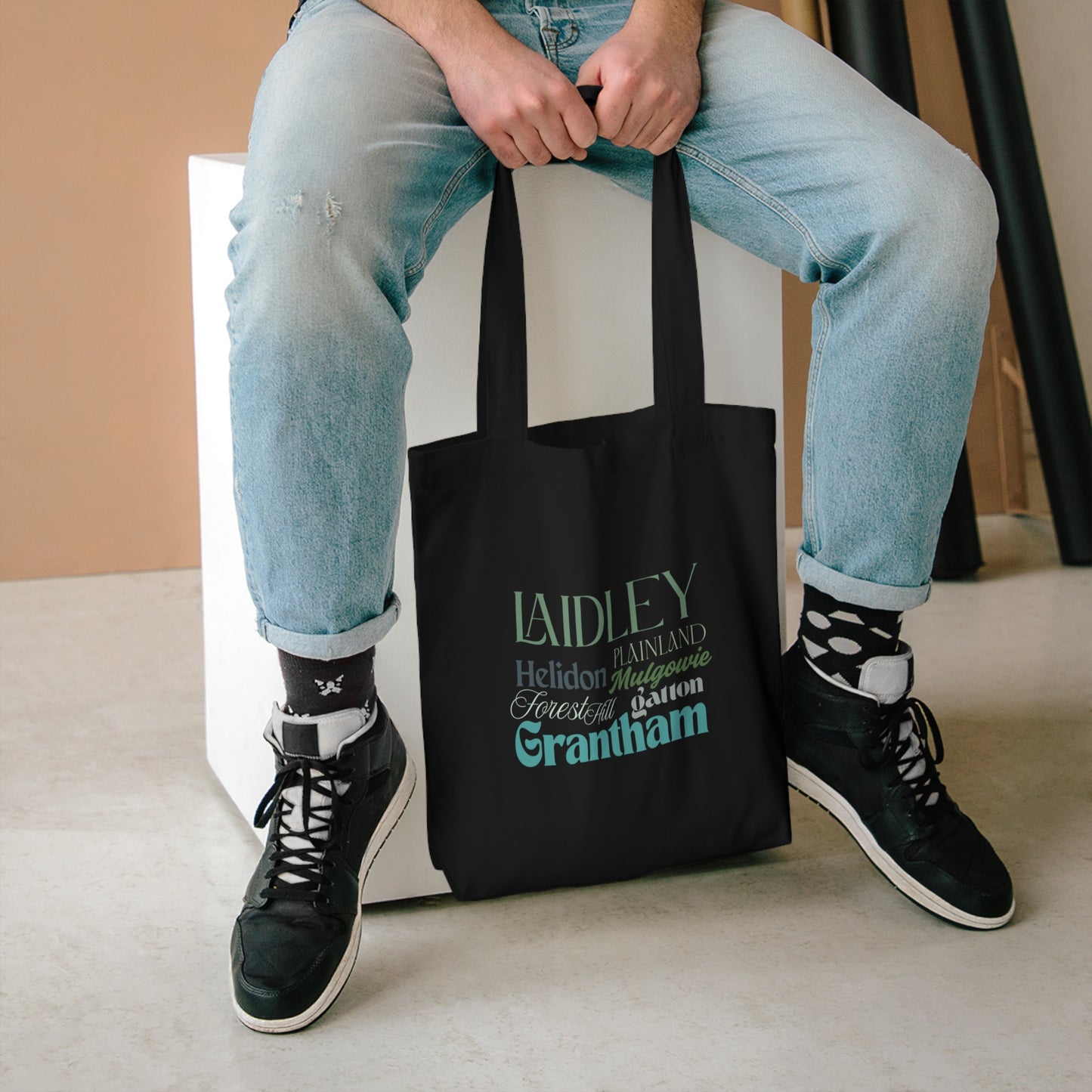 Lockyer Valley Town's Heritage Tote - Black or White