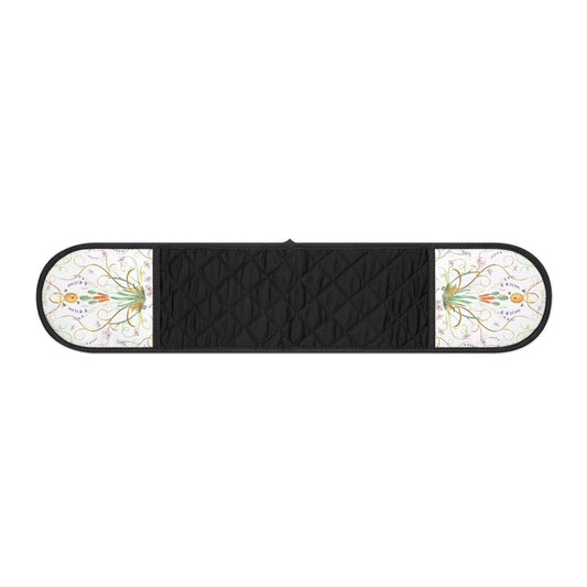 Botanical Pattern Oven Mitts - Stylish Kitchen Essentials for Home Chefs