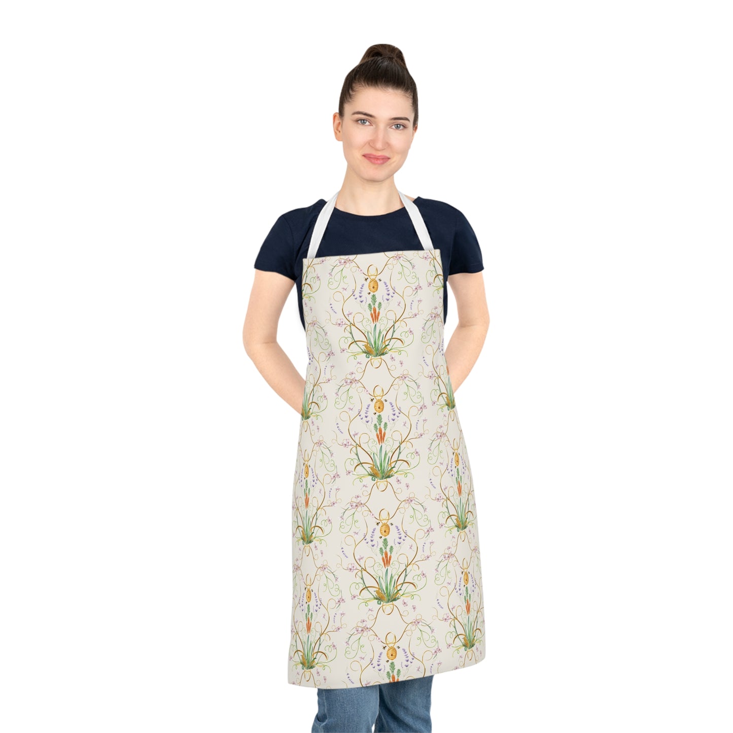 Floral Garden Adult Apron - Stylish Cooking Gift for Home Chefs