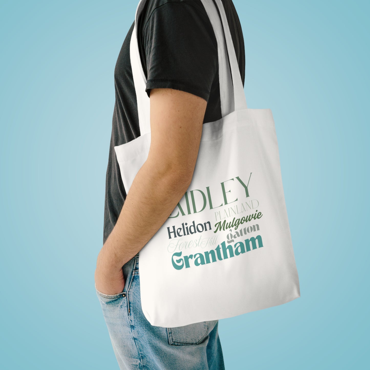 Lockyer Valley Town's Heritage Tote - Black or White