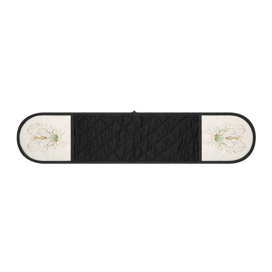 Floral Pattern Oven Mitts - Stylish Kitchen Accessory for Home Chefs