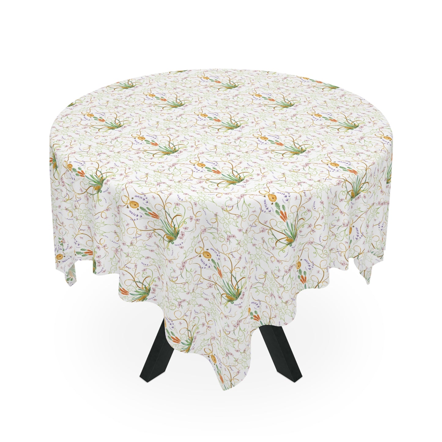 Floral Print Tablecloth - Elegant Spring Table Decor