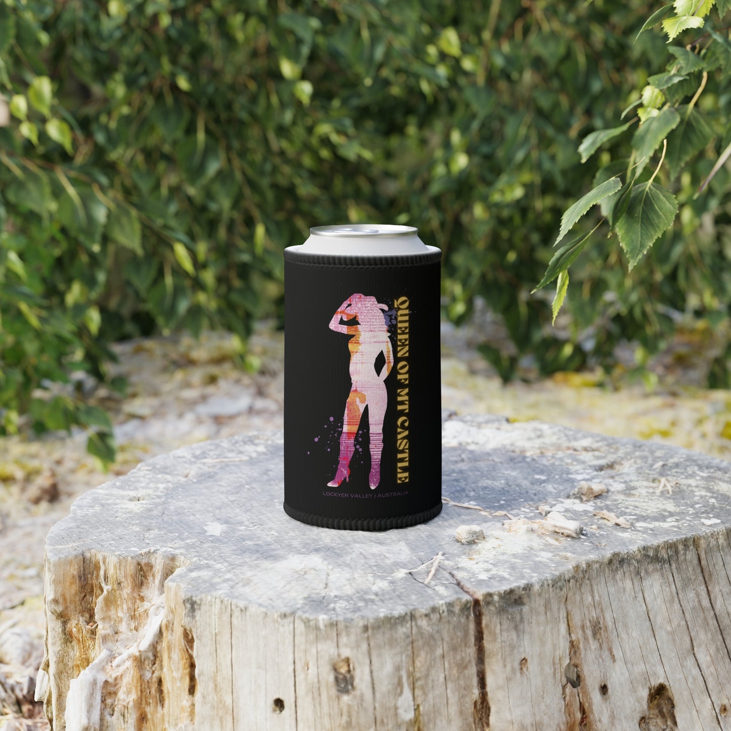 Queen of Mt Castle Stubby Cooler – Lockyer Valley Royalty