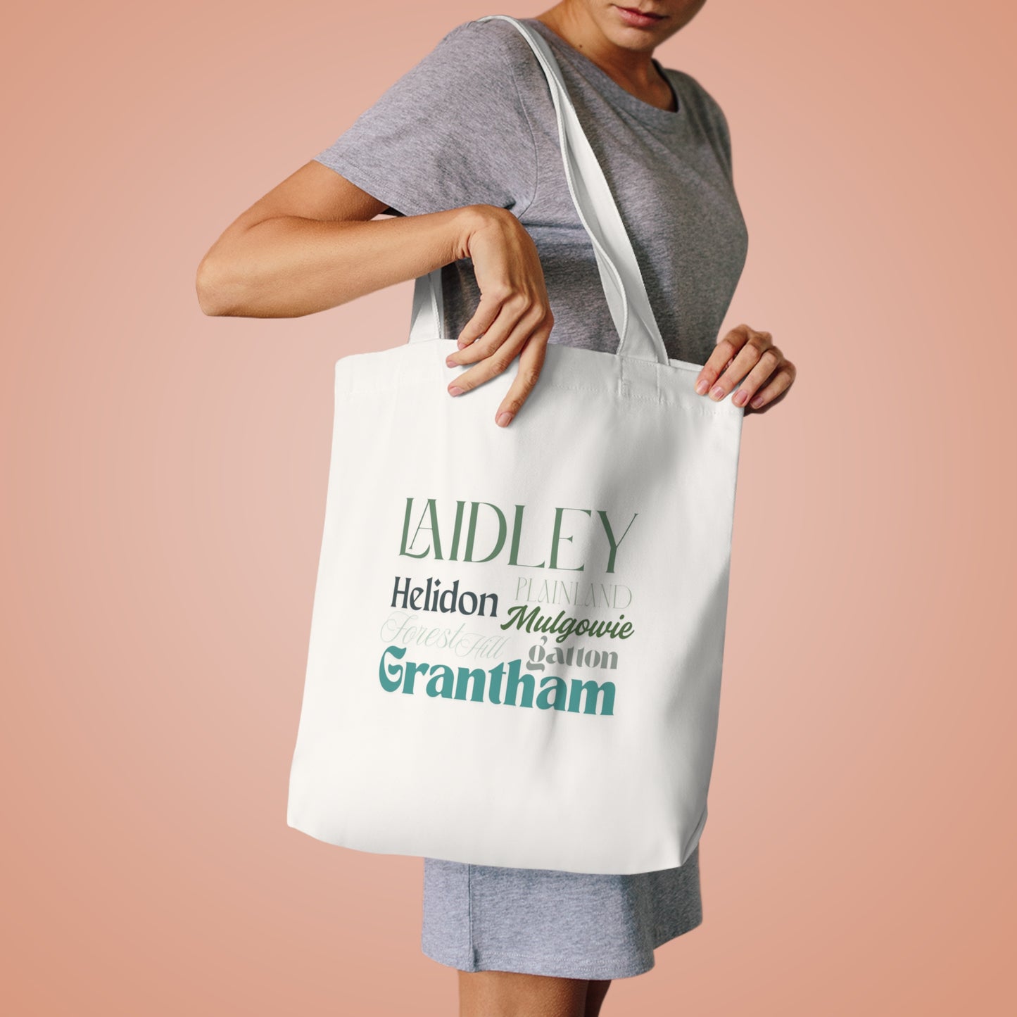Lockyer Valley Town's Heritage Tote - Black or White