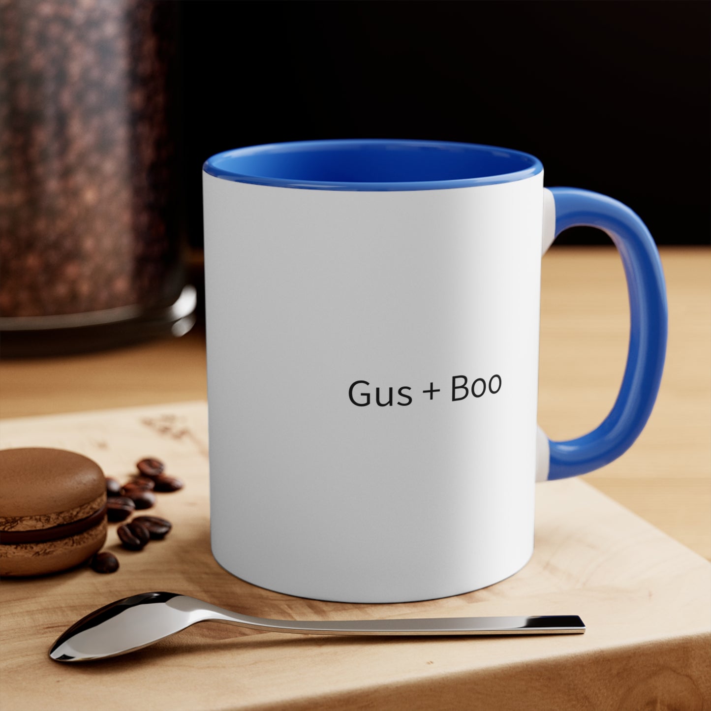 “SIP HAPPENS. LIVE TRUE.” Mug – Blue Inner Edition