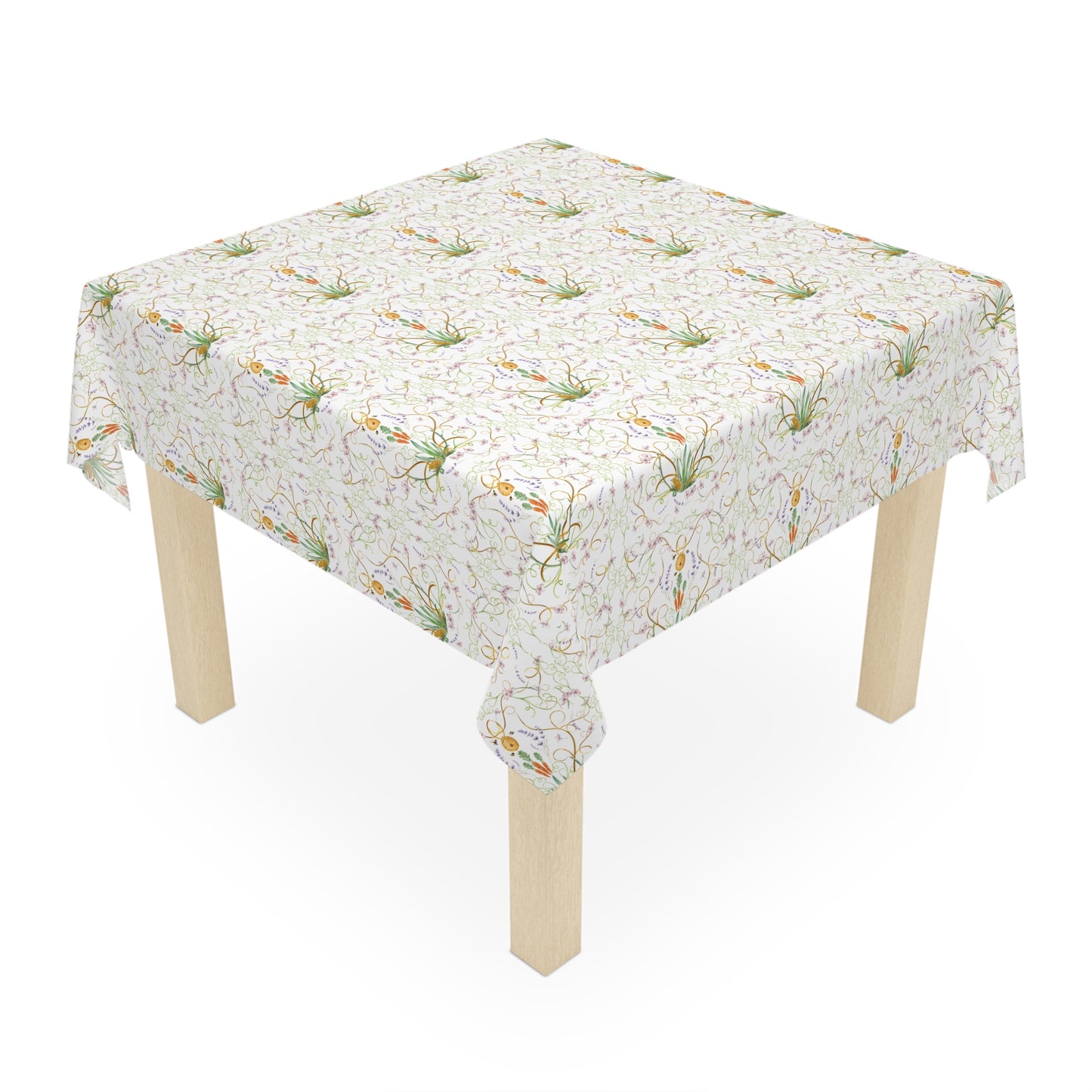 Floral Print Tablecloth - Elegant Spring Table Decor
