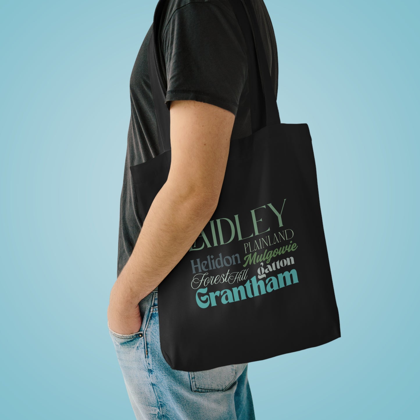 Lockyer Valley Town's Heritage Tote - Black or White